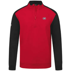 Montreal Canadiens Levelwear Bayou Insignia Core Quarter-Zip Pullover Top - Red - NHL