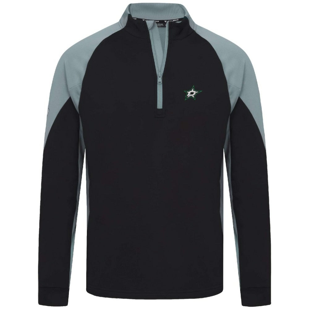 Dallas Stars Levelwear Cadet Insignia Core Quarter-Zip Pullover Top - Black - NHL
