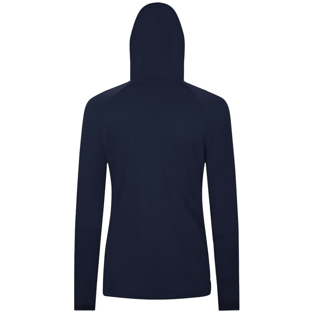 Seattle Kraken Levelwear Women's Raven Insignia Core Quarter-Zip Jacket - Deep Sea Blue - NHL