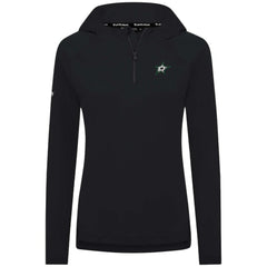 Dallas Stars Levelwear Women's Raven Insignia Core Quarter-Zip Jacket - Black - NHL