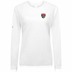 Florida Panthers Levelwear Women's Sequoia Primary Logo Long Sleeve T-Shirt - White - NHL