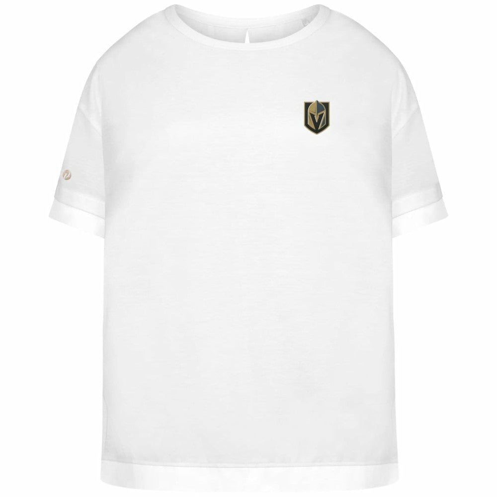 Vegas Golden Knights Levelwear Women's Tulip Primary Logo T-Shirt - White - NHL