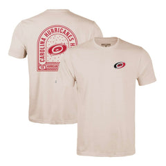 Carolina Hurricanes Levelwear Richmond Stained Glass T-Shirt - Khaki - NHL