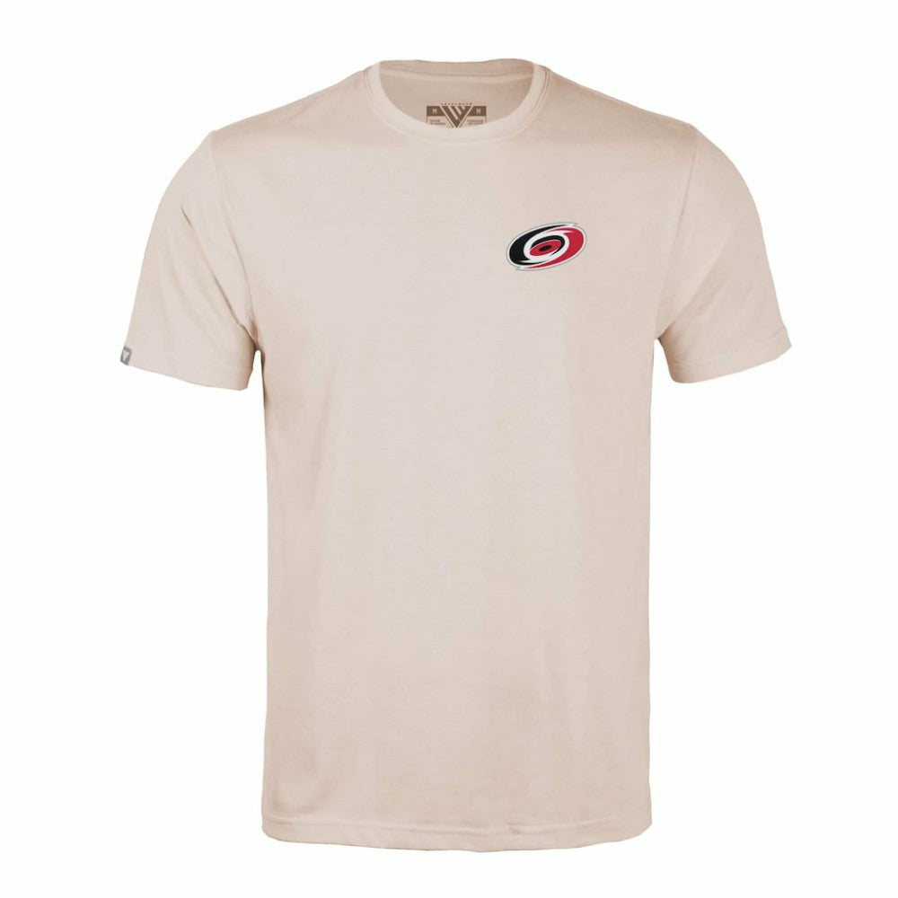 Carolina Hurricanes Levelwear Richmond Stained Glass T-Shirt - Khaki - NHL