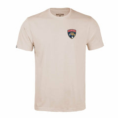 Florida Panthers Levelwear Richmond Stained Glass T-Shirt - Khaki - NHL