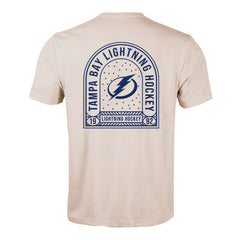 Tampa Bay Lightning Levelwear Richmond Stained Glass T-Shirt - Khaki - NHL