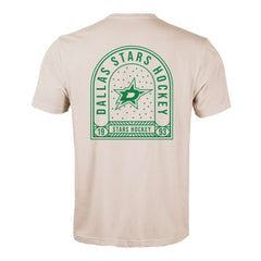 Dallas Stars Levelwear Richmond Stained Glass T-Shirt - Khaki - NHL