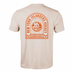 New York Islanders Levelwear Richmond Stained Glass T-Shirt - Khaki - NHL