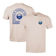 Buffalo Sabres Levelwear Richmond Stained Glass T-Shirt - Khaki - NHL