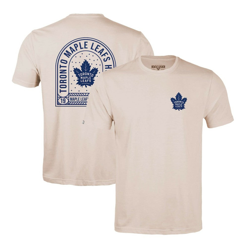 Toronto Maple Leafs Levelwear Richmond Stained Glass T-Shirt - Khaki - NHL
