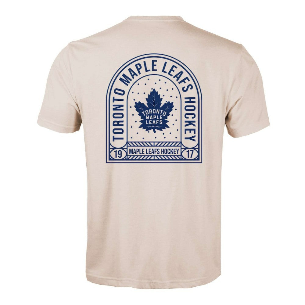 Toronto Maple Leafs Levelwear Richmond Stained Glass T-Shirt - Khaki - NHL