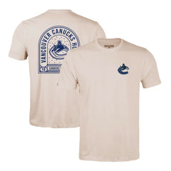 Vancouver Canucks Levelwear Richmond Stained Glass T-Shirt - Khaki - NHL