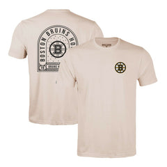 Boston Bruins Levelwear Richmond Stained Glass T-Shirt - Khaki - NHL