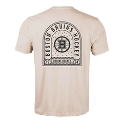 Boston Bruins Levelwear Richmond Stained Glass T-Shirt - Khaki - NHL