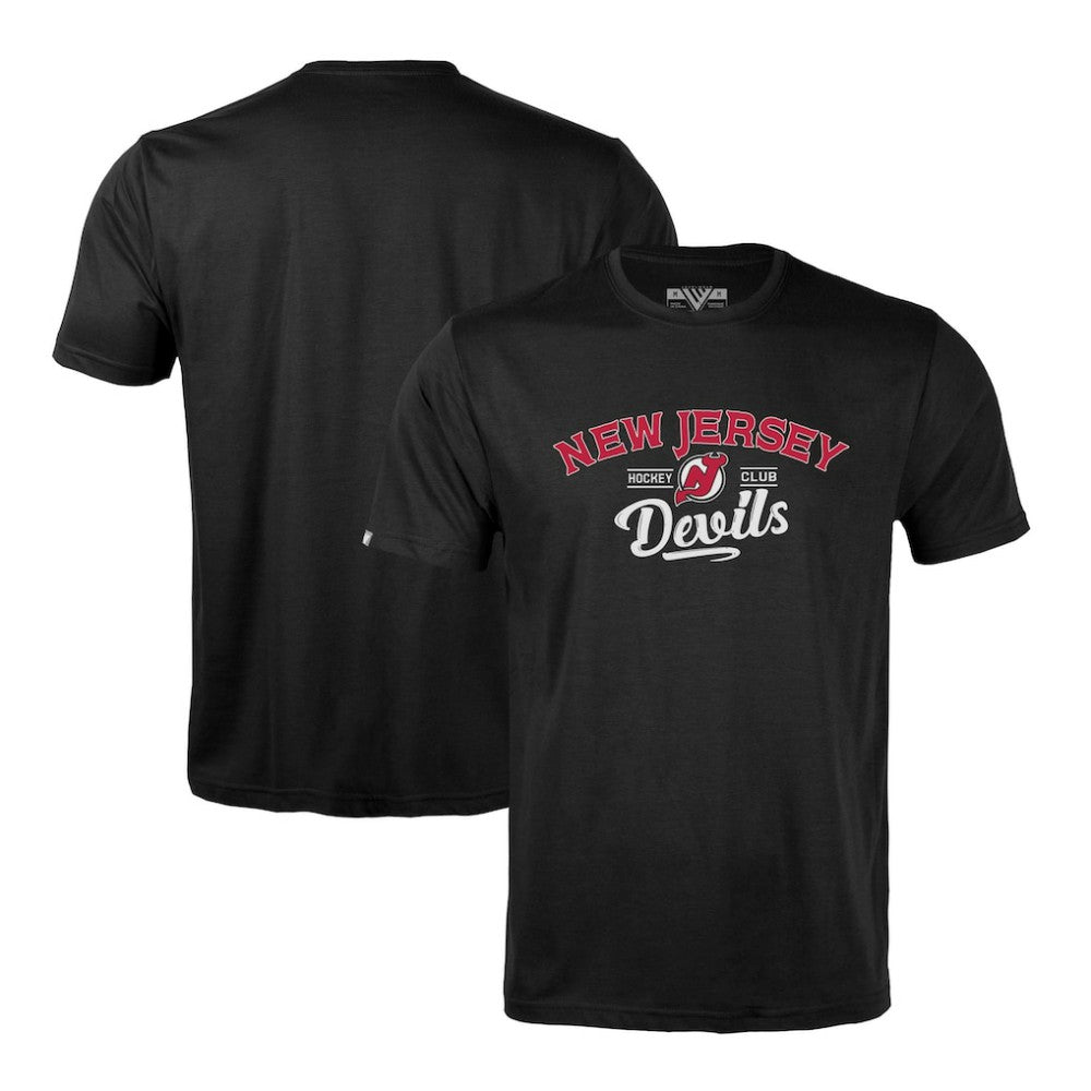 New Jersey Devils Levelwear Richmond Ice Wall T-Shirt - Black - NHL
