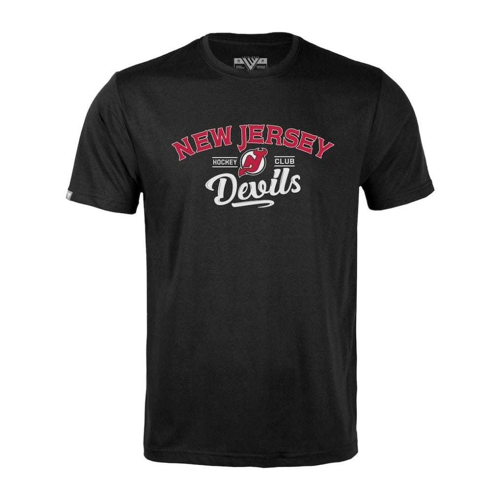 New Jersey Devils Levelwear Richmond Ice Wall T-Shirt - Black - NHL