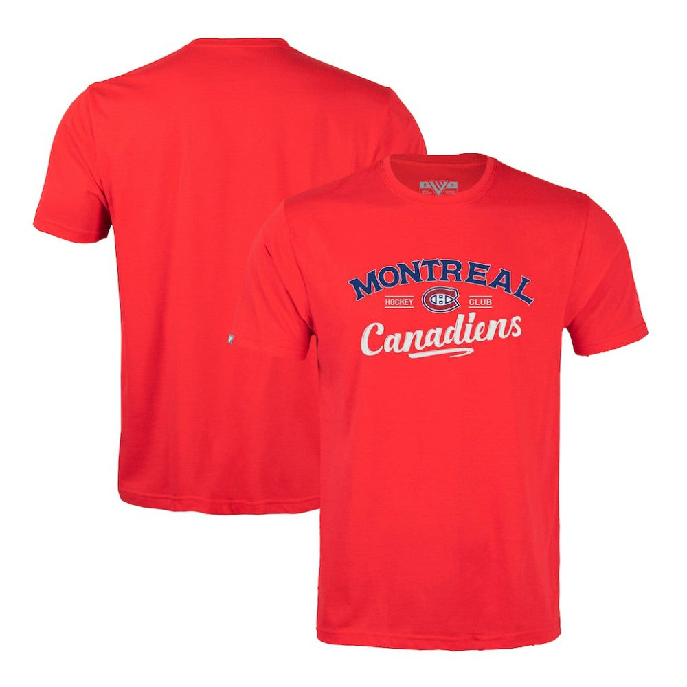Montreal Canadiens Levelwear Richmond Ice Wall T-Shirt - Red - NHL