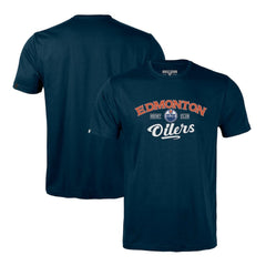 Edmonton Oilers Levelwear Richmond Ice Wall T-Shirt - Navy - NHL