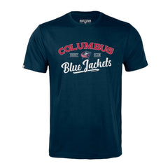 Columbus Blue Jackets Levelwear Richmond Ice Wall T-Shirt - Navy - NHL