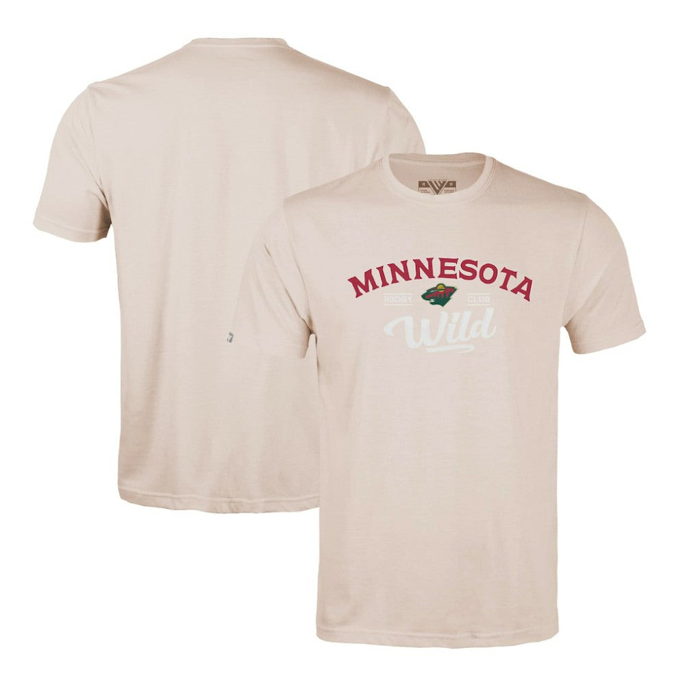 Minnesota Wild Levelwear Richmond Ice Wall T-Shirt - Khaki - NHL