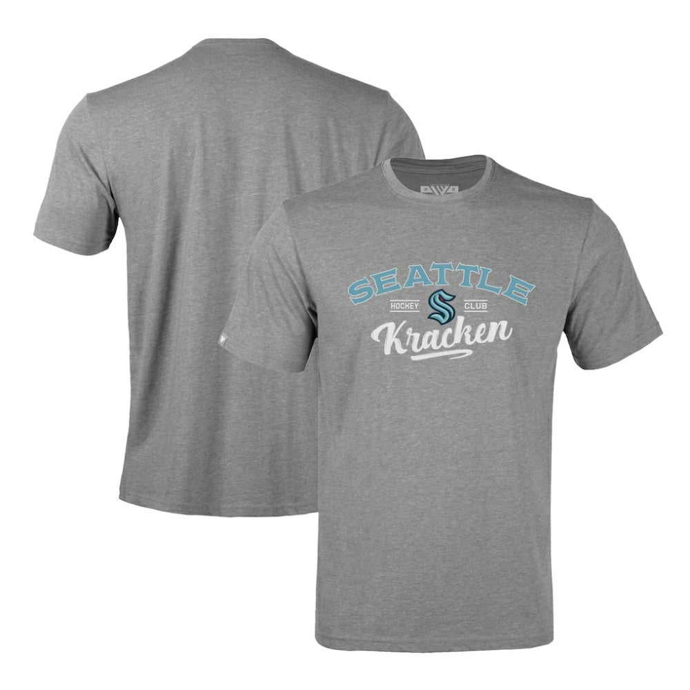 Seattle Kraken Levelwear Richmond Ice Wall T-Shirt - Gray - NHL
