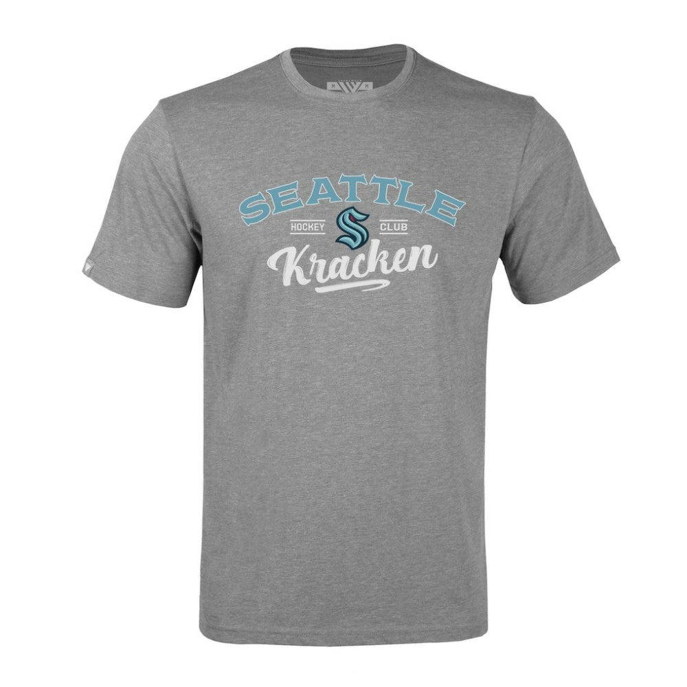 Seattle Kraken Levelwear Richmond Ice Wall T-Shirt - Gray - NHL