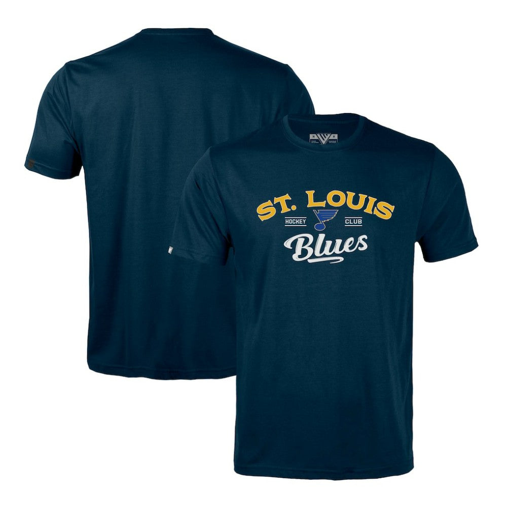 St. Louis Blues Levelwear Richmond Ice Wall T-Shirt - Navy - NHL
