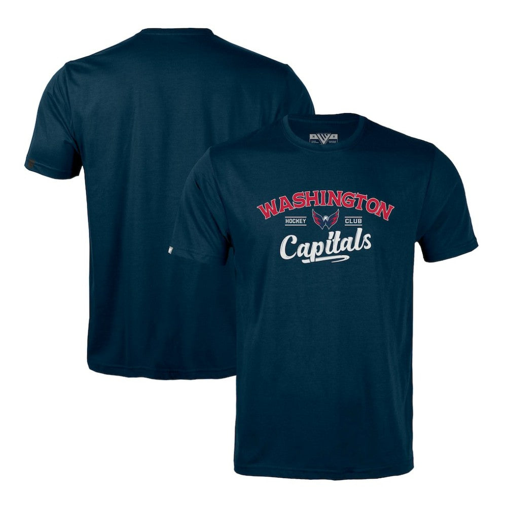 Washington Capitals Levelwear Richmond Ice Wall T-Shirt - Navy - NHL