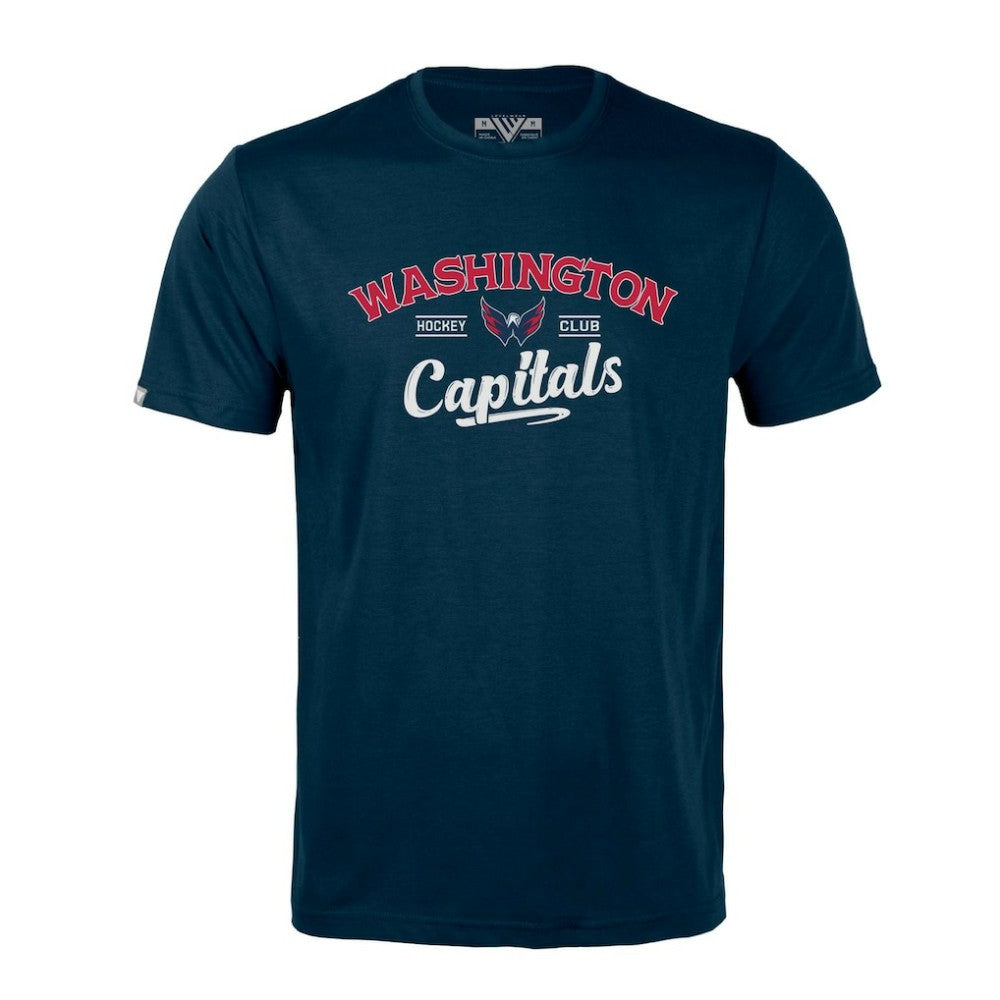 Washington Capitals Levelwear Richmond Ice Wall T-Shirt - Navy - NHL