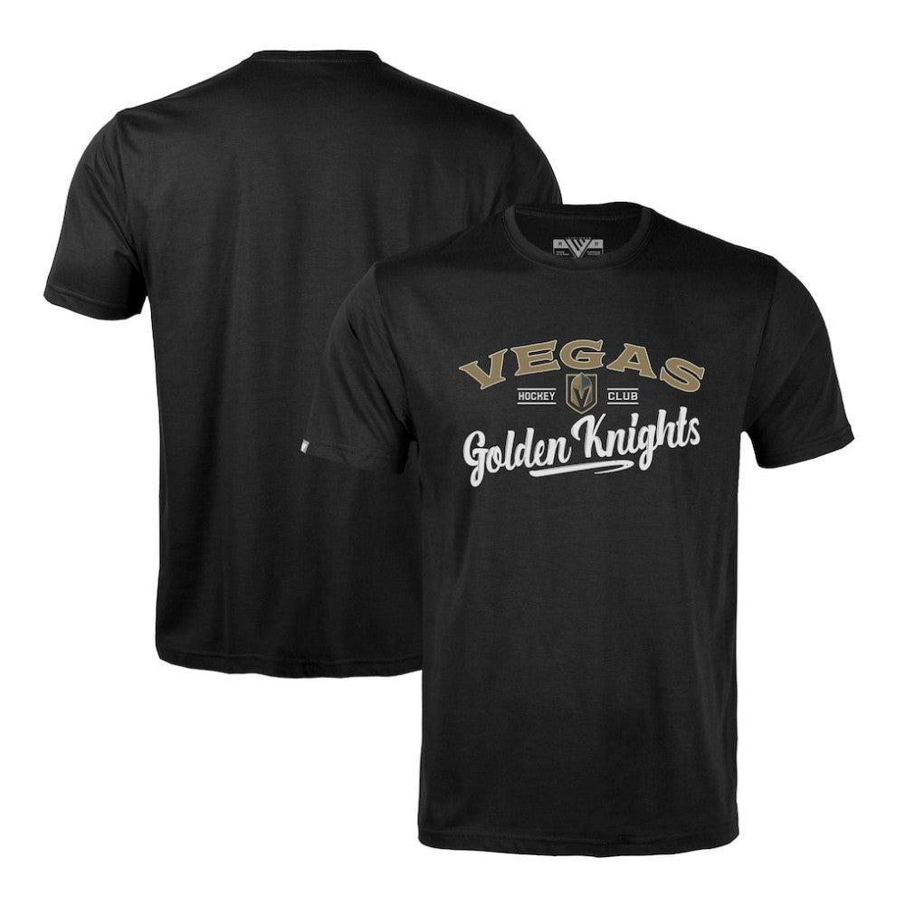 Vegas Golden Knights Levelwear Richmond Ice Wall T-Shirt - Black - NHL