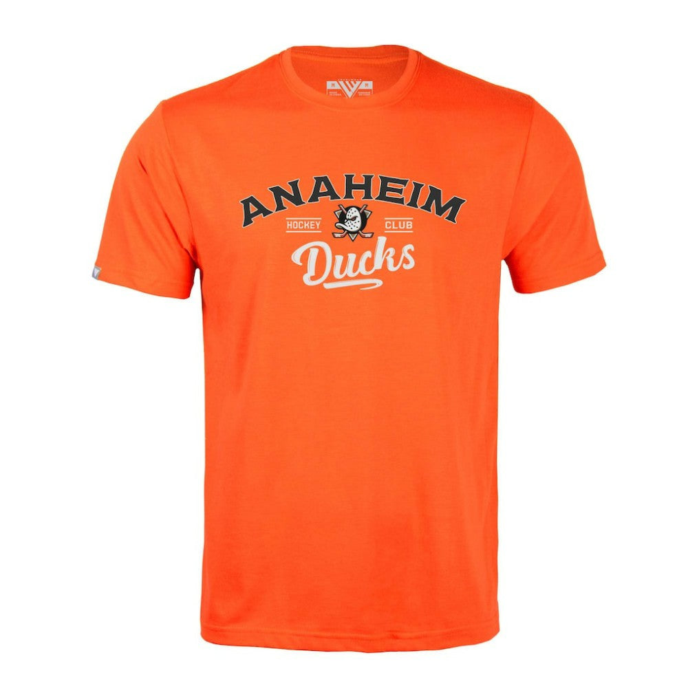 Anaheim Ducks Levelwear Richmond Ice Wall T-Shirt - Orange - NHL