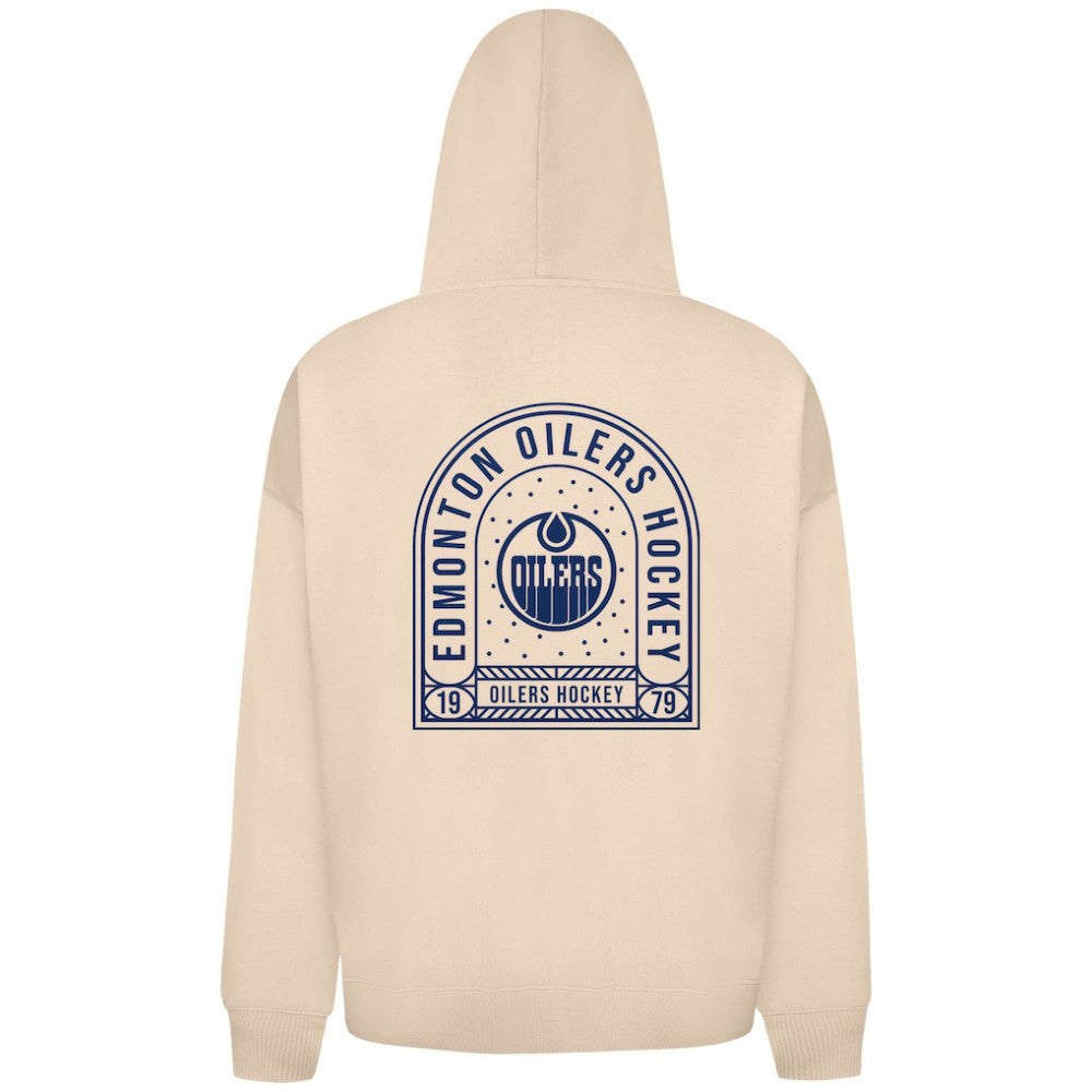 Edmonton Oilers Levelwear Uphill Stained Glass Full-Zip Hoodie Jacket - Khaki - NHL