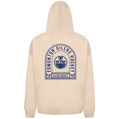 Edmonton Oilers Levelwear Uphill Stained Glass Full-Zip Hoodie Jacket - Khaki - NHL