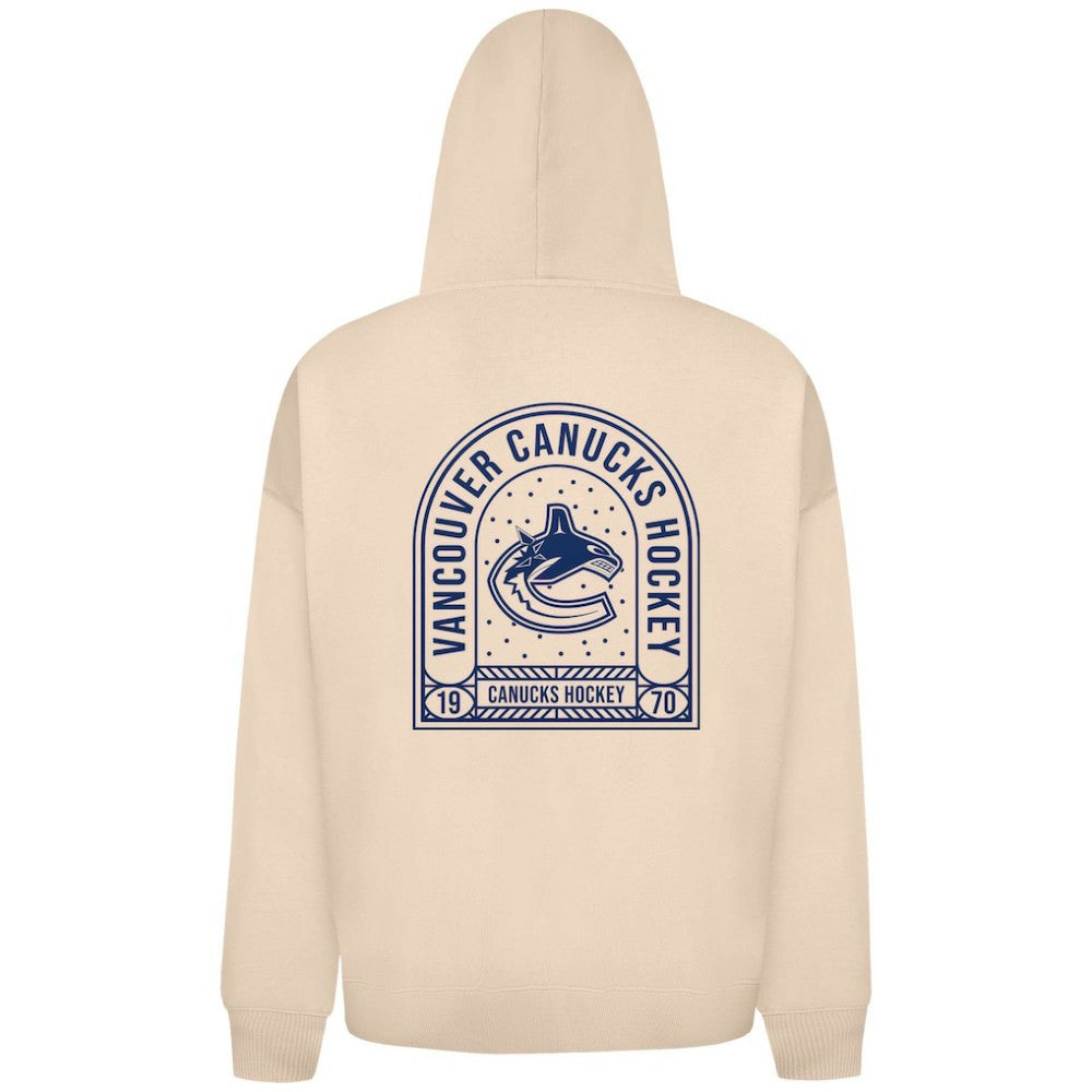 Vancouver Canucks Levelwear Uphill Stained Glass Full-Zip Hoodie Jacket - Khaki - NHL