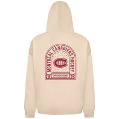 Montreal Canadiens Levelwear Uphill Stained Glass Full-Zip Hoodie Jacket - Khaki - NHL