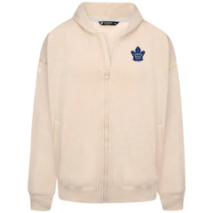 Toronto Maple Leafs Levelwear Uphill Stained Glass Full-Zip Hoodie Jacket - Khaki - NHL