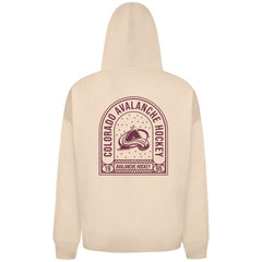 Colorado Avalanche Levelwear Uphill Stained Glass Full-Zip Hoodie Jacket - Khaki - NHL