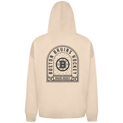 Boston Bruins Levelwear Uphill Stained Glass Full-Zip Hoodie Jacket - Khaki - NHL
