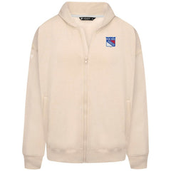 New York Rangers Levelwear Uphill Stained Glass Full-Zip Hoodie Jacket - Khaki - NHL