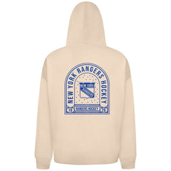 New York Rangers Levelwear Uphill Stained Glass Full-Zip Hoodie Jacket - Khaki - NHL