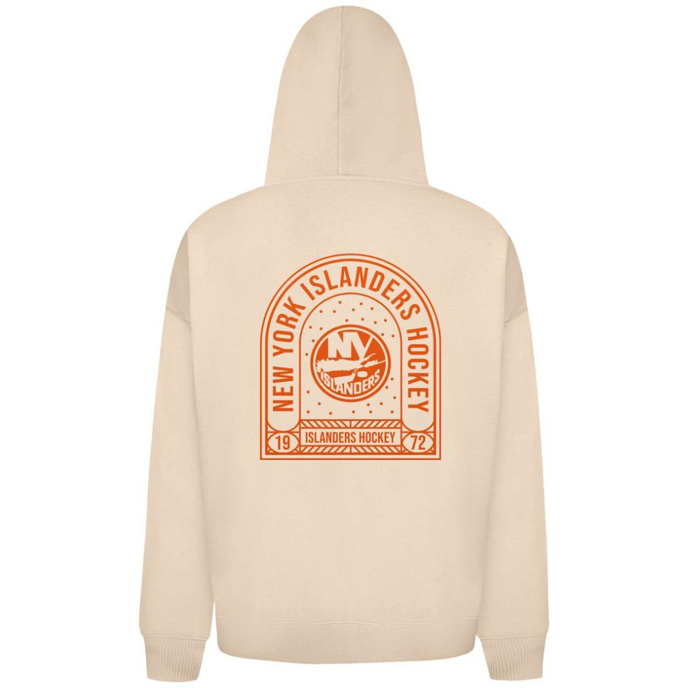 New York Islanders Levelwear Uphill Stained Glass Full-Zip Hoodie Jacket - Khaki - NHL