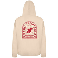 New Jersey Devils Levelwear Uphill Stained Glass Full-Zip Hoodie Jacket - Khaki - NHL