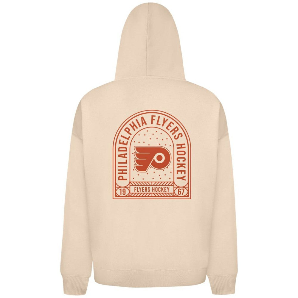 Philadelphia Flyers Levelwear Uphill Stained Glass Full-Zip Hoodie Jacket - Khaki - NHL