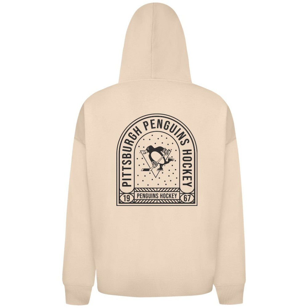 Pittsburgh Penguins Levelwear Uphill Stained Glass Full-Zip Hoodie Jacket - Khaki - NHL