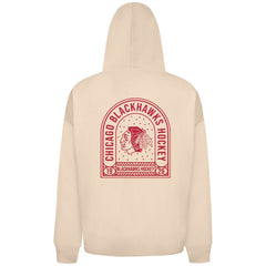 Chicago Blackhawks Levelwear Uphill Stained Glass Full-Zip Hoodie Jacket - Khaki - NHL