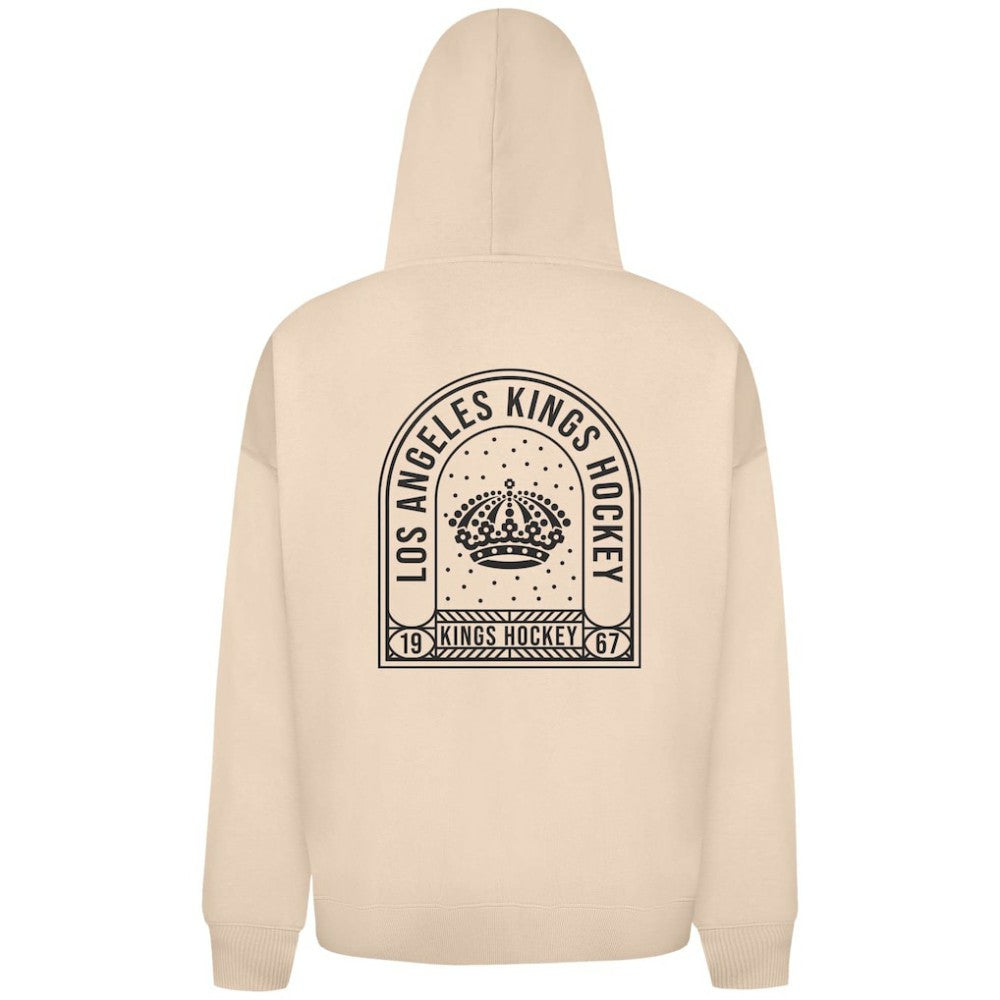 Los Angeles Kings Levelwear Uphill Stained Glass Full-Zip Hoodie Jacket - Khaki - NHL