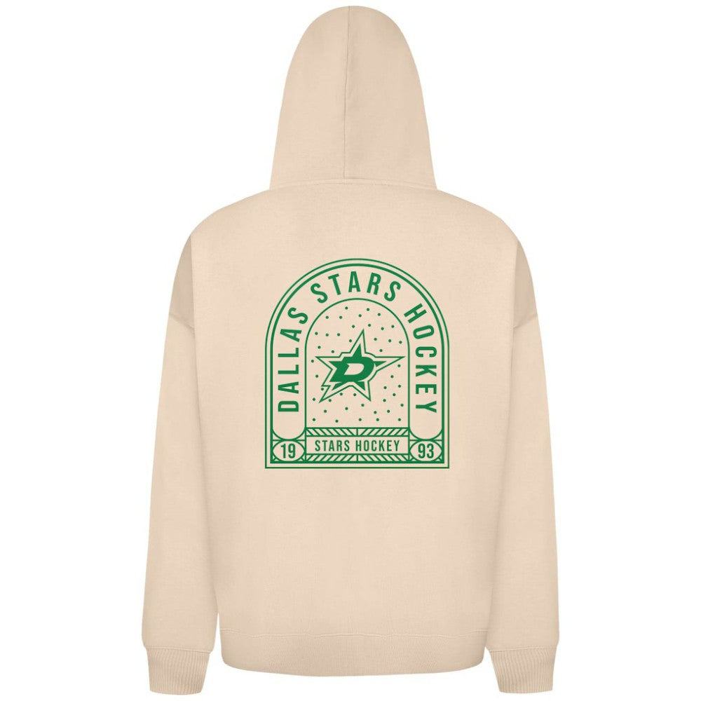 Dallas Stars Levelwear Uphill Stained Glass Full-Zip Hoodie Jacket - Khaki - NHL