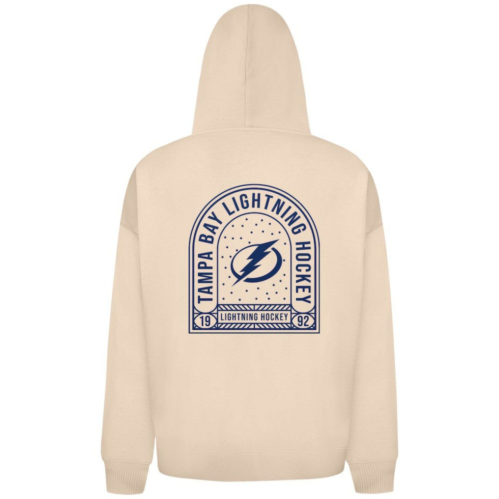 Tampa Bay Lightning Levelwear Uphill Stained Glass Full-Zip Hoodie Jacket - Khaki - NHL