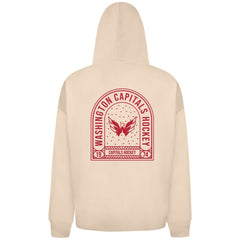 Washington Capitals Levelwear Uphill Stained Glass Full-Zip Hoodie Jacket - Khaki - NHL