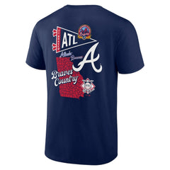 Atlanta Braves Split Zone T-Shirt - MLB